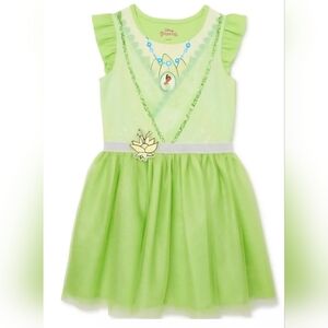 Disney Princess Tiana Cosplay Dress, Girls Size M 7/8 Princess And The Frog